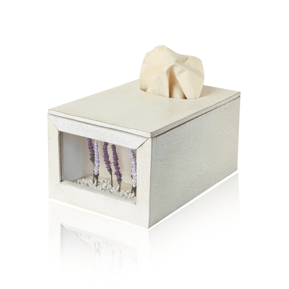 Purple Haze Tissue Box | Stylish Handcrafted Tissue Holder – Home Decor on Brown Living™. SKU: TB-PH. Img 4.