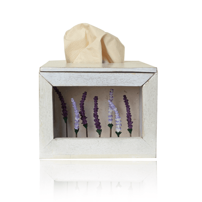 Purple Haze Tissue Box | Stylish Handcrafted Tissue Holder – Home Decor on Brown Living™. SKU: TB-PH. Img 2.
