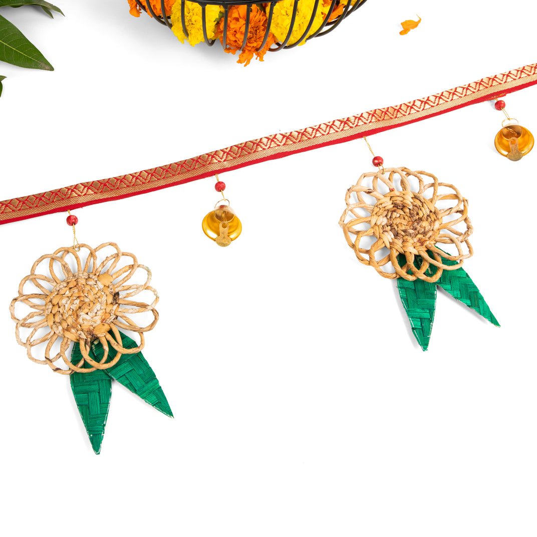Pushp Handcrafted Banana Toran – Home Decor on Brown Living™. SKU: DE-932. Img 4.