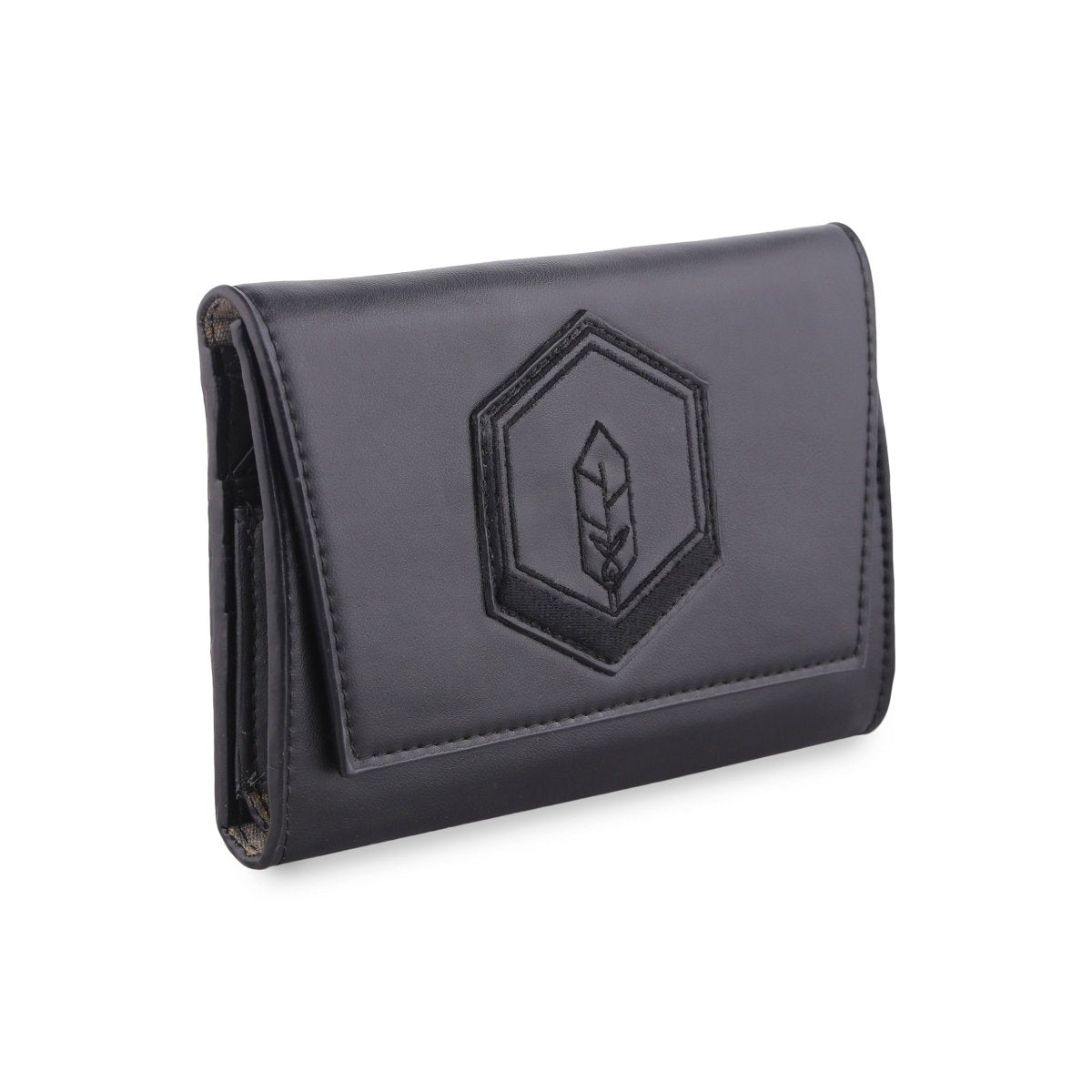 Pustak - Detailed Vegan Cactus Leather Wallet | Verified Sustainable by Brown Living™