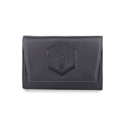 Pustak - Detailed Vegan Cactus Leather Wallet | Verified Sustainable by Brown Living™