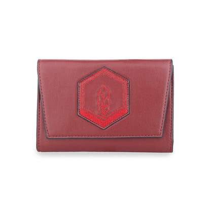 Pustak - Detailed Vegan Cactus Leather Wallet | Verified Sustainable by Brown Living™