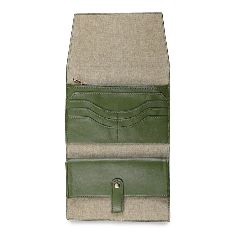 Pustak - Detailed Vegan Cactus Leather Wallet | Verified Sustainable by Brown Living™