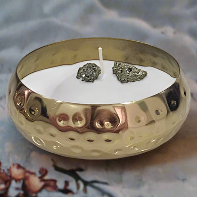 Pyrite Urli Soy Wax Candle - Pack of 1 – Candles & Fragrances on Brown Living™. SKU: BL_ASC_PU. Img 1.