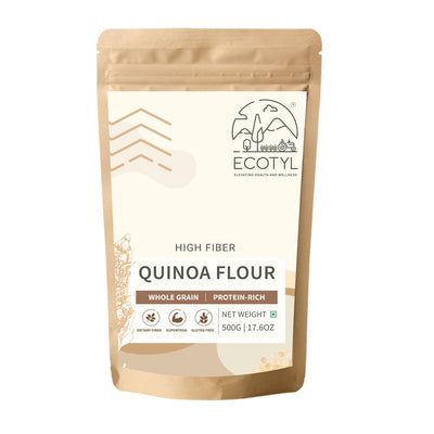 Quinoa Flour | High Protein | Nutritious Flour | 500g – Healthy Snacks on Brown Living™. SKU: ECOTYL00050. Img 5.