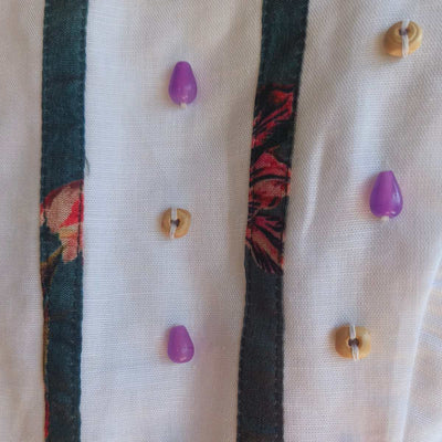 Rachlo White Hemp Dress For Women | Sustainable Everyday Wear – Womens Dress on Brown Living™. SKU: JDSRL6002XS. Img 4.