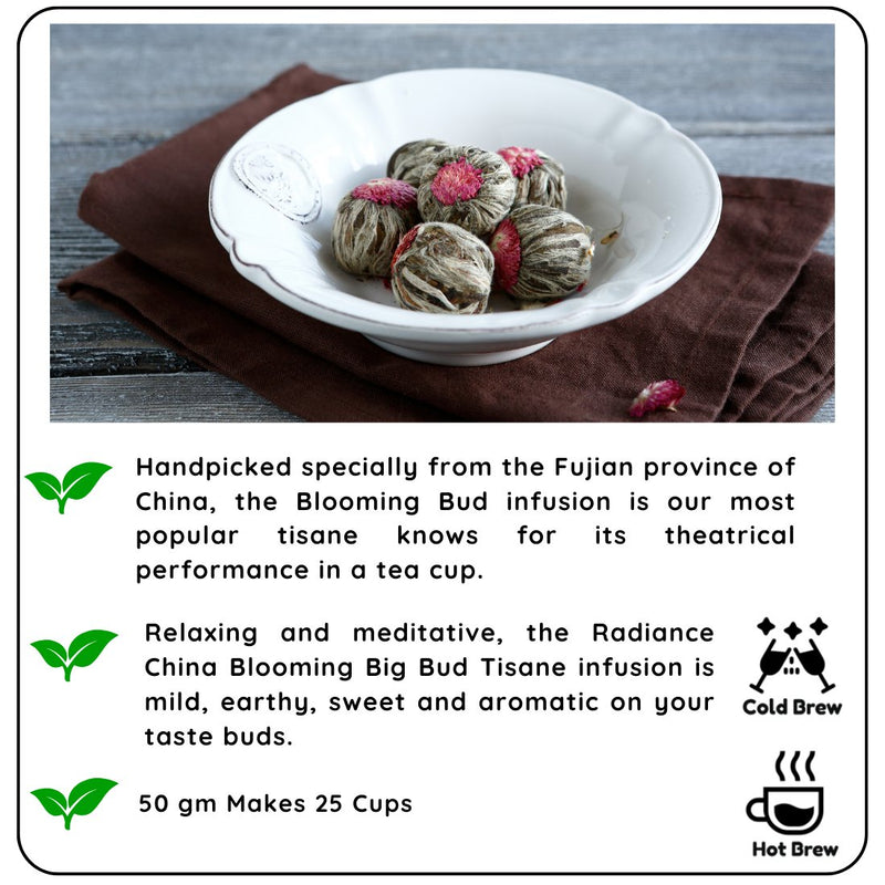 Radiance China Blooming Big Bud Tisane | Verified Sustainable Tea on Brown Living™