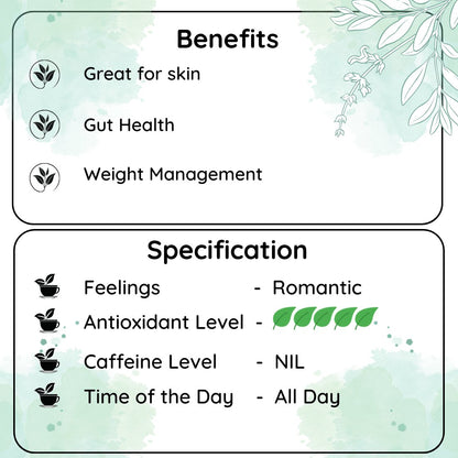 RADIANCE - China Jasmine Flower Decaf Tisane - 50 g | Verified Sustainable by Brown Living™