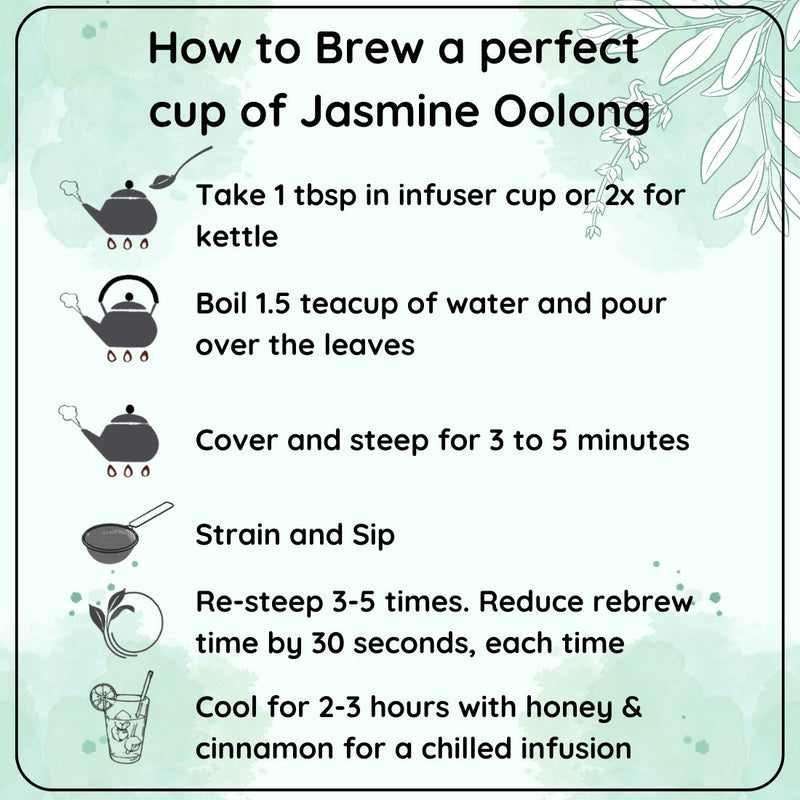 RADIANCE- China Jasmine Oolong- 50 g | Verified Sustainable Tea on Brown Living™