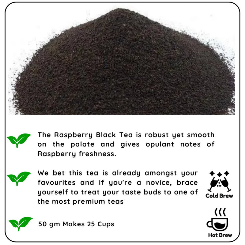 Radiance Lanka Raspberry Tea - 50 g | Verified Sustainable by Brown Living™