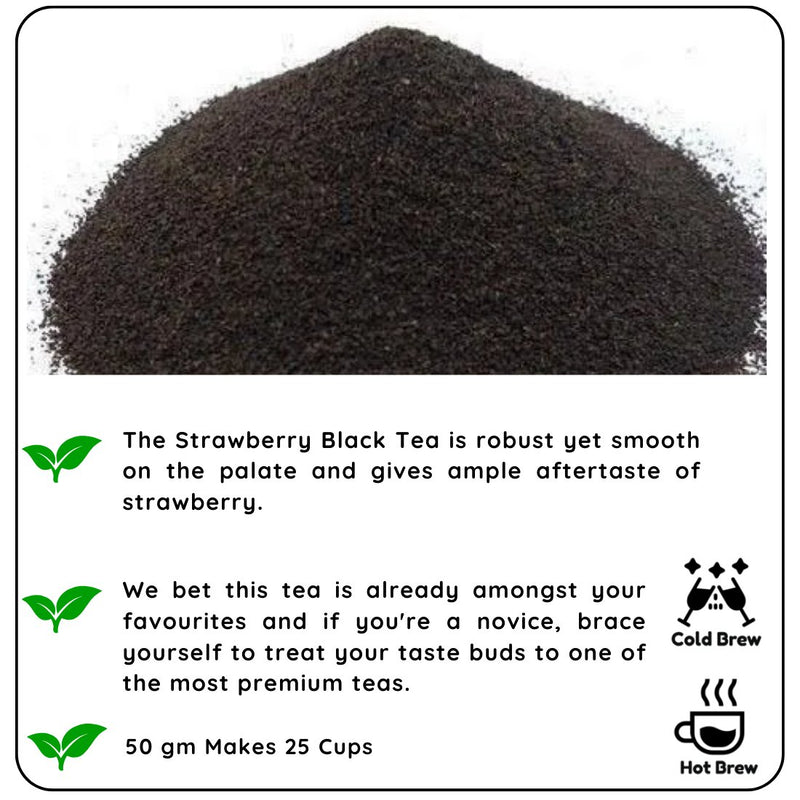 Radiance Lanka Strawberry Tea - 50 g | Verified Sustainable by Brown Living™