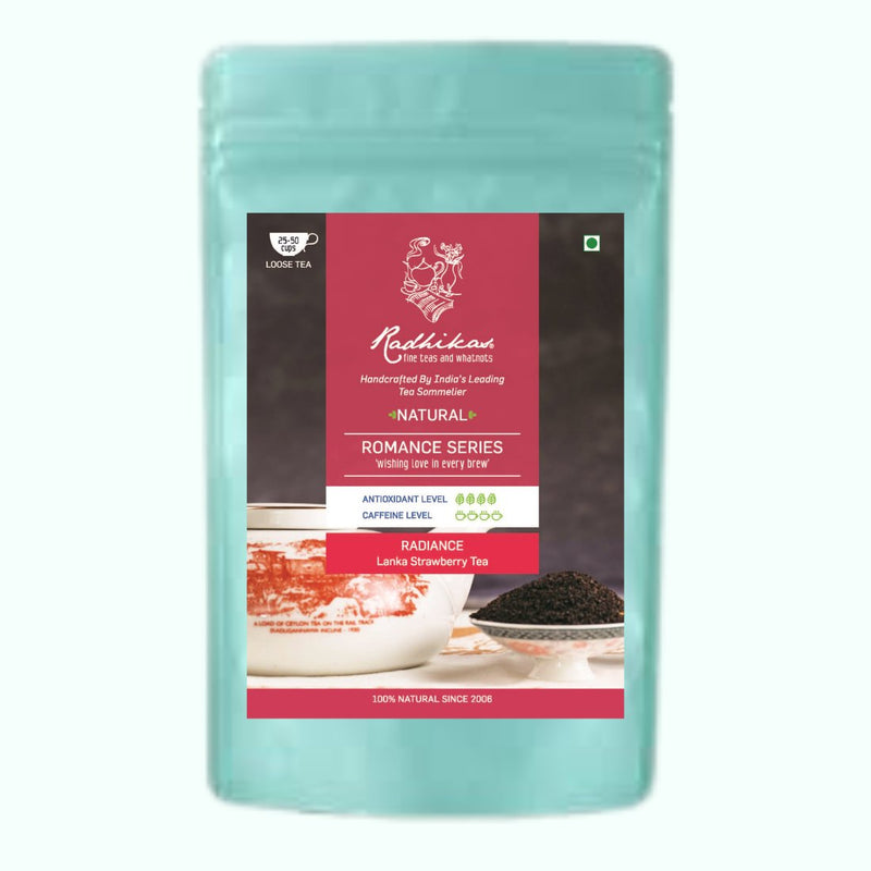 Radiance Lanka Strawberry Tea - 50 g | Verified Sustainable by Brown Living™