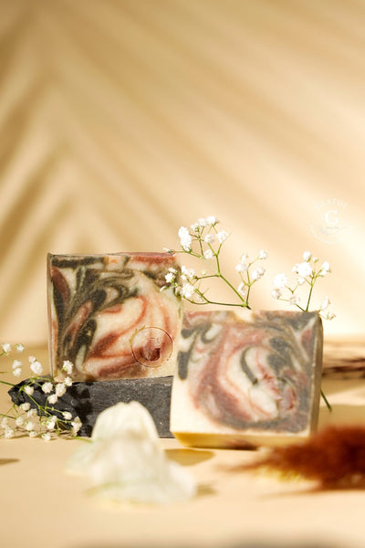 Radiance Manjistha Moringa Potato Juice Handmade Soap – Body Soap on Brown Living™. SKU: R025. Img 1.