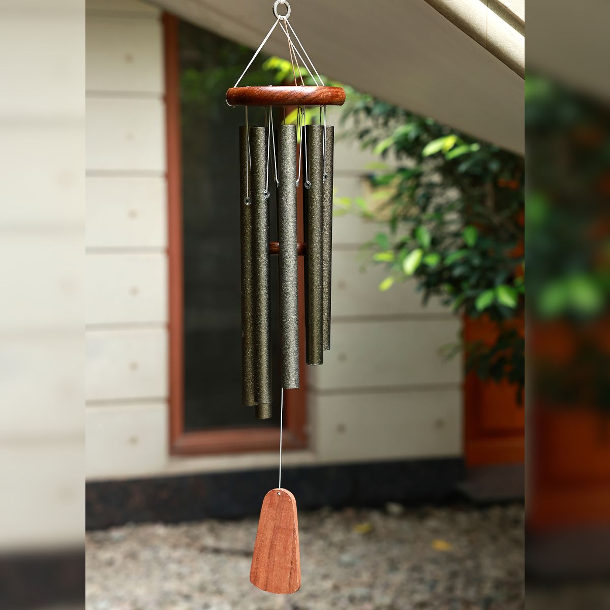 RAGINI C Sound of Joy – Hand - Tuned Wind Chime – Windchimes & Dreamcatchers by Wind Song available on Brown Living™. . SKU: Code3c. Img 1.