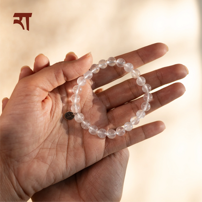 Rainbow Moonstone Bracelet | Healing Crystal Jewelry – Womens Bracelets on Brown Living™. SKU: RA-BR-RMS-01. Img 1.