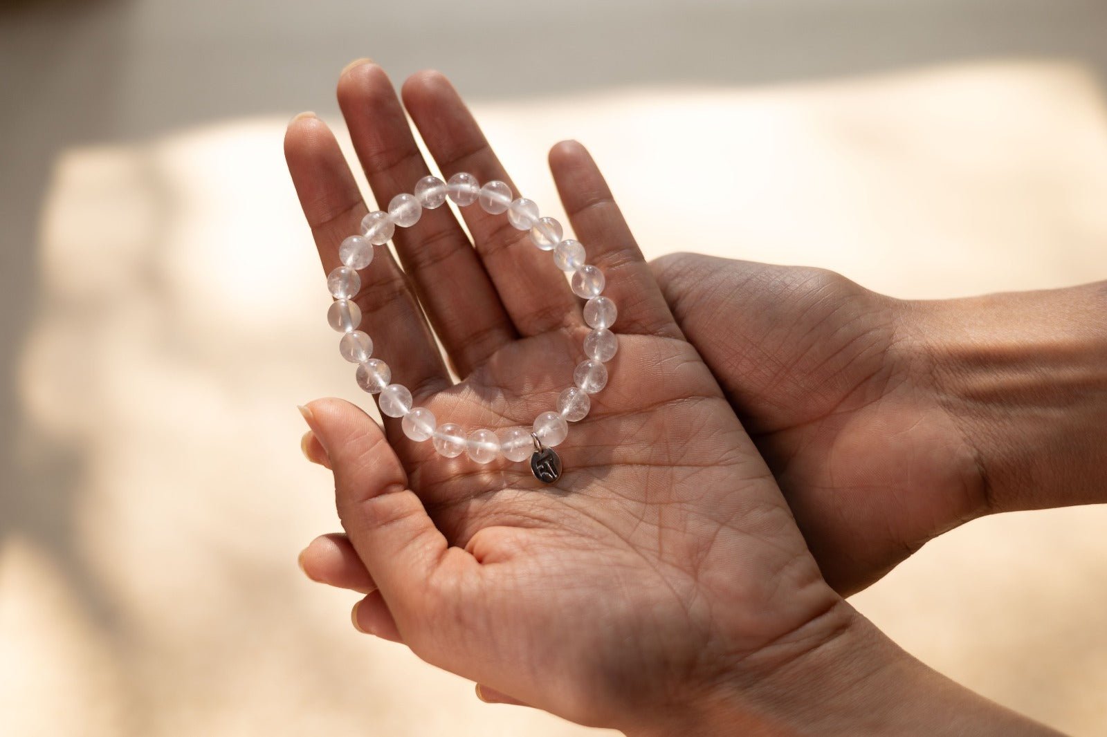 Rainbow Moonstone Bracelet | Healing Crystal Jewelry – Womens Bracelets by Rā The Studio available on Brown Living™. . SKU: RA - BR - RMS - 01. Img 2.