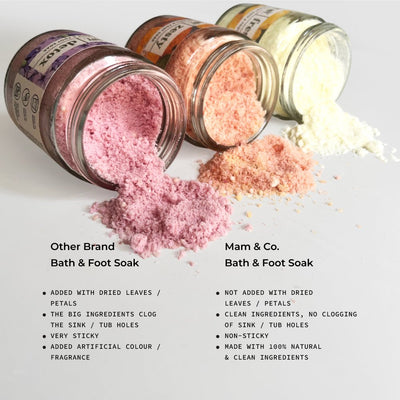 Rainbow Set of Bath & Foot Salt Soak – Bath Salt on Brown Living™. SKU: BFS04. Img 9.