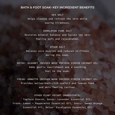 Rainbow Set of Bath & Foot Salt Soak – Bath Salt on Brown Living™. SKU: BFS04. Img 8.