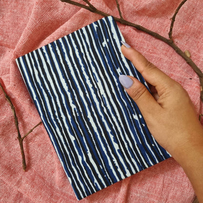 Rainy Jungle - Upcycled Fabric Journal - Hard - bound | Verified Sustainable by Brown Living™