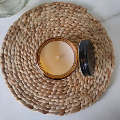 Rajnigandha Scented Soy Wax Candle – Natural & Eco - Friendly – Candles & Fragrances on Brown Living™. SKU: BGSC000009. Img 4.