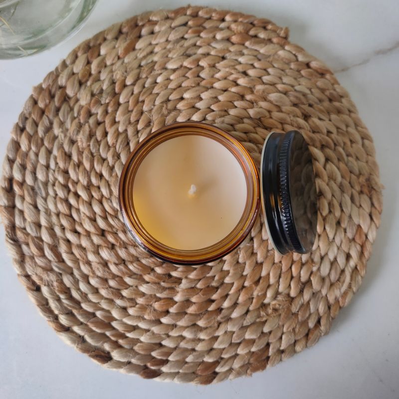 Rajnigandha Scented Soy Wax Candle – Natural & Eco - Friendly – Candles & Fragrances on Brown Living™. SKU: BGSC000009. Img 4.