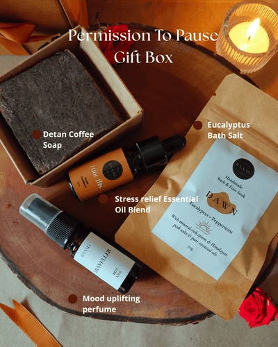 Raksha Bandhan Gift Box for Brother | Men's Wellness Hamper – Gift Hampers on Brown Living™. SKU: PTPGB001. Img 1.