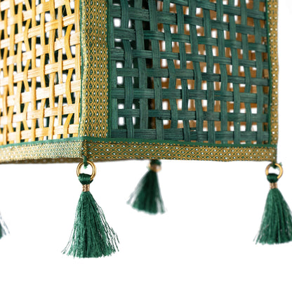 Rangeela Handcrafted Foldable Bamboo Lantern for Decor – Home Decor on Brown Living™. SKU: BTLS - 676. Img 2.