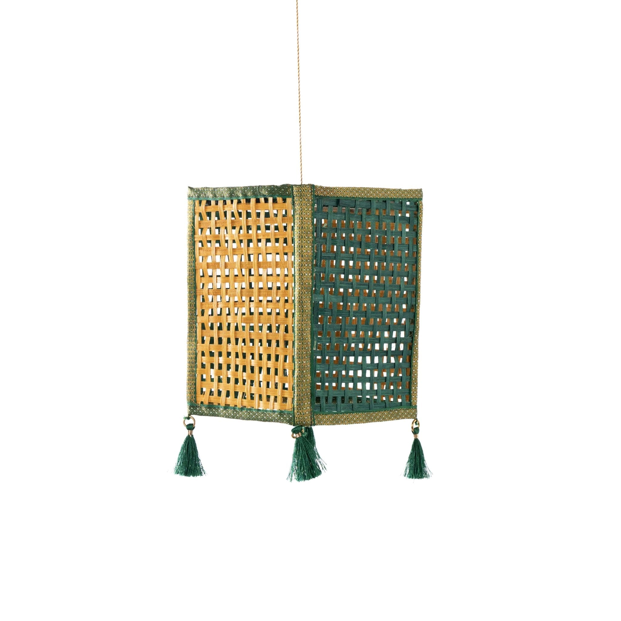Rangeela Handcrafted Foldable Bamboo Lantern for Decor – Home Decor on Brown Living™. SKU: BTLS - 676. Img 1.