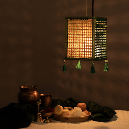 Rangeela Handcrafted Foldable Bamboo Lantern for Decor – Home Decor on Brown Living™. SKU: BTLS - 676. Img 4.