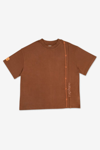Rapture Bird Unisex T-Shirt – Artistic Graphic Casual Wear – Womens T-Shirt on Brown Living™. SKU: NBTW-24. Img 13.