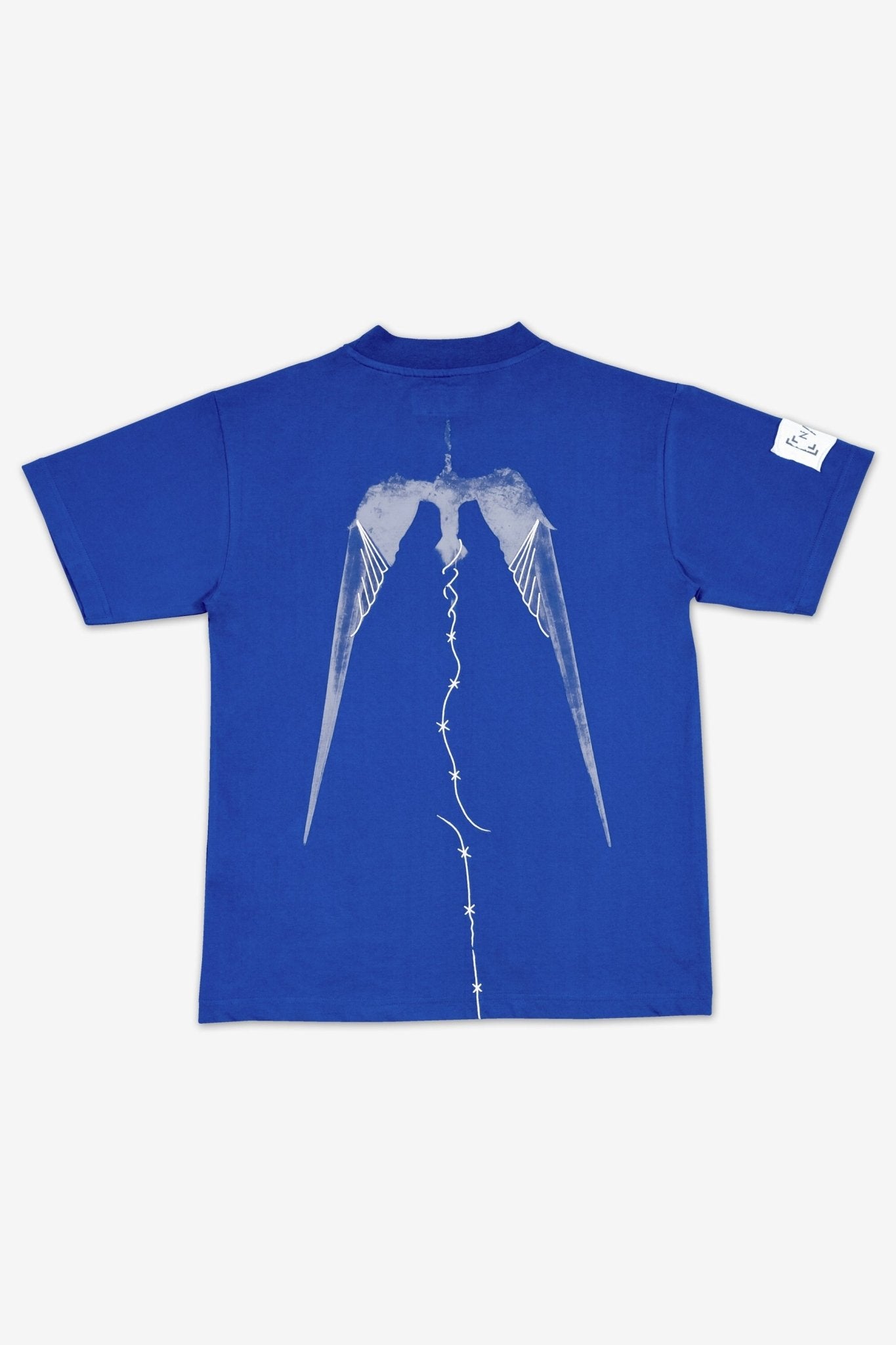 Rapture Bird Unisex T-Shirt – Artistic Graphic Casual Wear – Womens T-Shirt on Brown Living™. SKU: NBTW-29. Img 8.