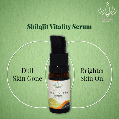 Ratna Shakti | Shilajit Vitality Serum - 10ml – Face Serum on Brown Living™. SKU: NMSPLP1_Packof50. Img 4.