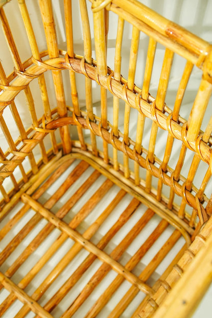 Rattan Rectangular Laundry Basket | Handmade, Eco - Friendly & Spacious – Laundry Baskets on Brown Living™. SKU: SYMBA004. Img 5.