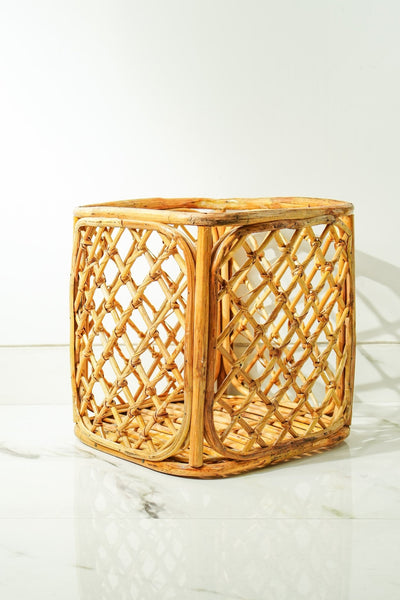 Rattan Woven Planter | Handmade Natural Indoor & Outdoor Pot – Home & Garden on Brown Living™. SKU: SYMPS009. Img 2.