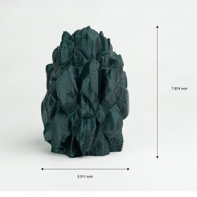 Raw Crustanite Plant - Based Twinkling Green Figurine – Home Decor on Brown Living™. SKU: RACREDPLTNA045. Img 4.