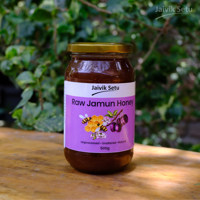 Raw Jamun Honey 500g | Natural Unprocessed Honey – Honey & Syrups on Brown Living™. SKU: JHJS1. Img 1.