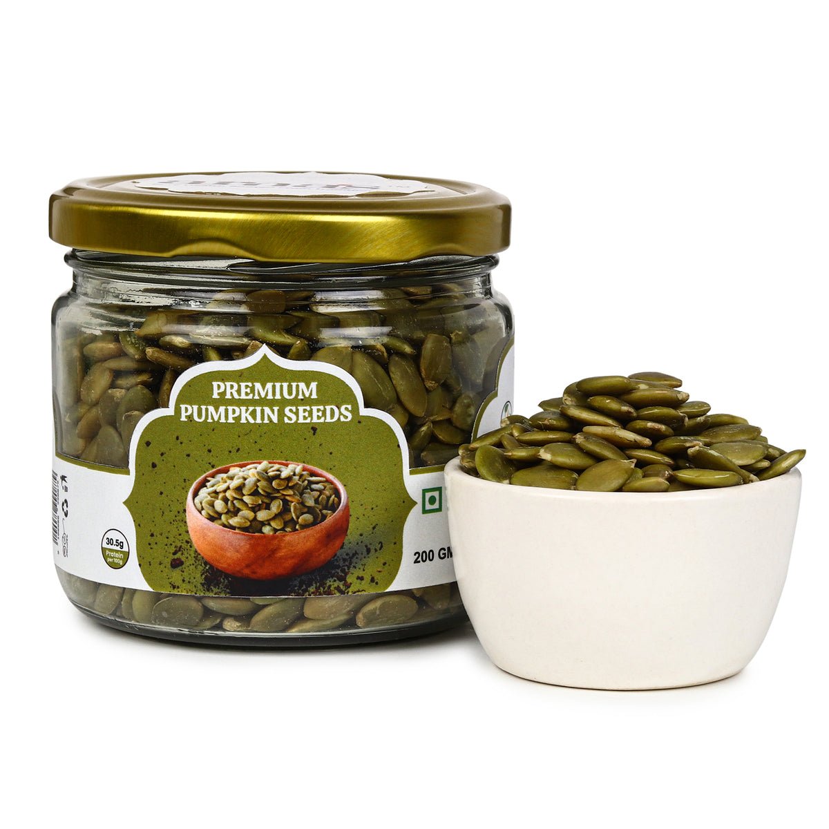 Raw Seeds Combo Pack Of 6 | Protein Fiber Rich Natural Seeds – Dried Fruits, Nuts & Seeds on Brown Living™. SKU: ARNAS-10. Img 4.