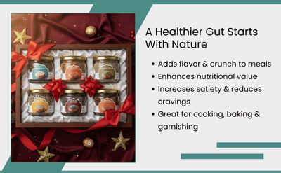 Raw Seeds Combo Pack Of 6 | Protein Fiber Rich Natural Seeds – Dried Fruits, Nuts & Seeds on Brown Living™. SKU: ARNAS-10. Img 9.