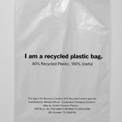 Recycled Plastic Bags – Packing Materials by Mindful Official available on Brown Living™. . SKU: MO - 13. Img 3.