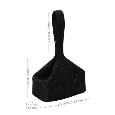 Recycled Plastic Yarn Empress Mini Potli Bag – Handbags on Brown Living™. SKU: Potli002. Img 7.