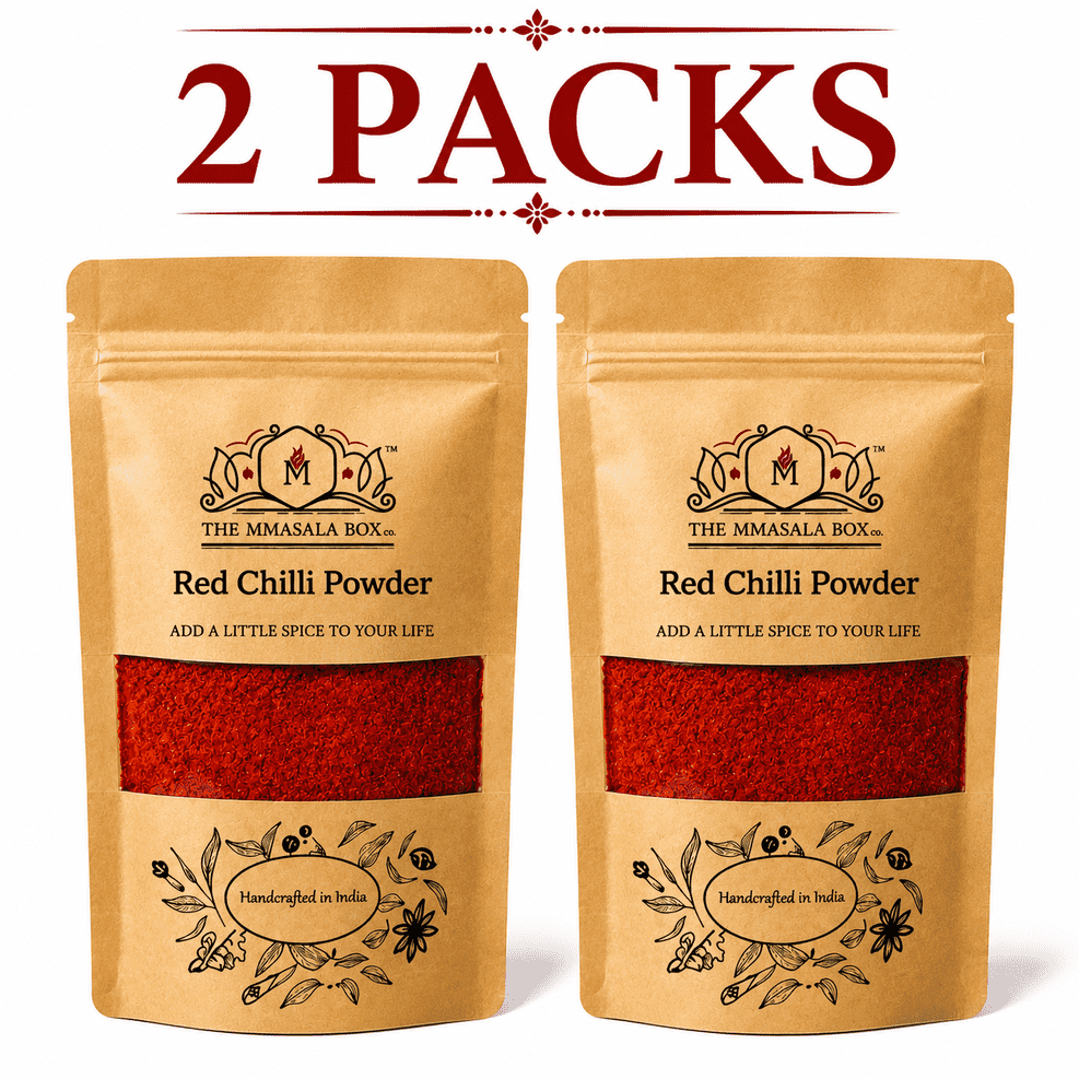 Red Chilli Powder – Spicy Indian Masala | Pack of 2 – Seasonings & Spices on Brown Living™. SKU: 00Q. Img 5.