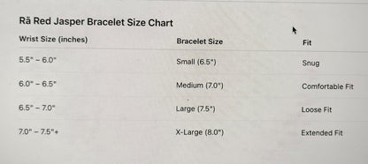 Red Jasper Bracelet | Handmade Healing Crystal Jewelry – Womens Bracelets on Brown Living™. SKU: RA-BR-RJ-01. Img 3.