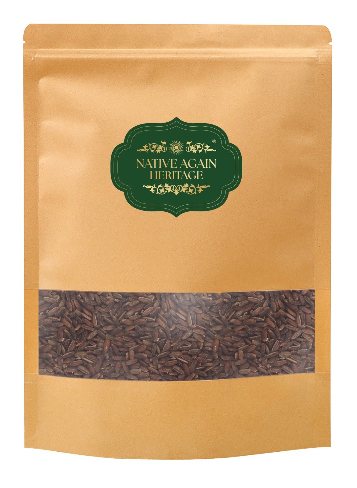 Red Rice 1kg – Nutrient Rich Whole Grain Unpolished Rice – Cereal & Meusli on Brown Living™. SKU: I00001. Img 2.