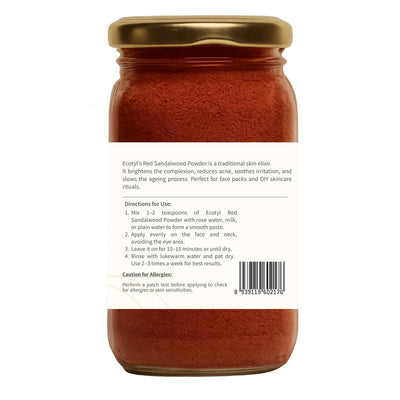 Red Sandalwood Powder- Body Mask 100g – Body Scrub on Brown Living™. SKU: ECOTYL00044. Img 6.
