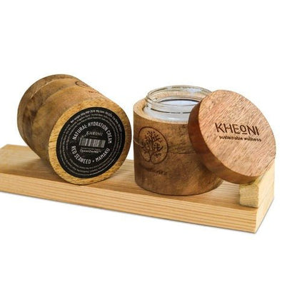 Red Seaweed + Mamaku Hydration Cream | Natural Face Cream for Glowing – Face Cream on Brown Living™. SKU: FMCMA040. Img 6.