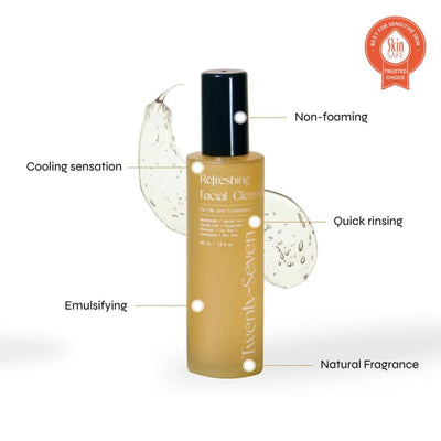 Refreshing Facial Cleanser with Niacinamide, AHA & BHA – Face Cleanser on Brown Living™. SKU: TS24001. Img 7.