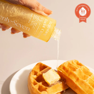 Refreshing Facial Cleanser with Niacinamide, AHA & BHA – Face Cleanser on Brown Living™. SKU: TS24001. Img 10.