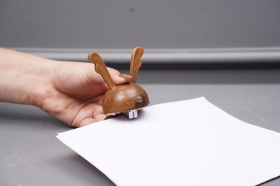 Reindeer Shape Stapler | Compact Desk Stapler for Office & Home – Home & Garden on Brown Living™. SKU: RS. Img 4.