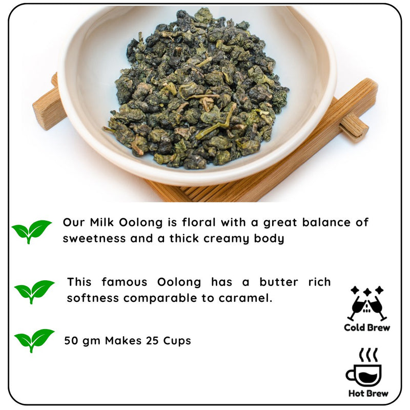 Rejuvenating China Milk Oolong Leaf - For Relaxation and Vitality | Verified Sustainable by Brown Living™