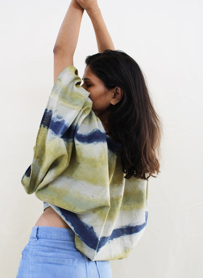 Rekha - Handwoven Organic Cotton Box Top | Verified Sustainable by Brown Living™